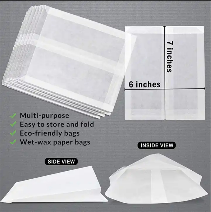 Glassine Wax Paper Sandwich Bags